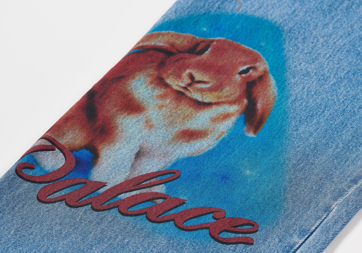 palace P90 buggy denim Rabbit ウサギ
