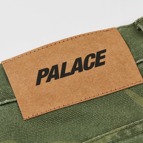 Palace HEAVY CANVAS WORK PANT THE DEEP GREEN - Colorway