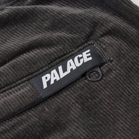 CORDUROY BELTER TROUSER WASHED BLACK