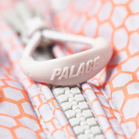 Palace HEXAGON PERTEX QUILTED JACKET GREY - Colorway