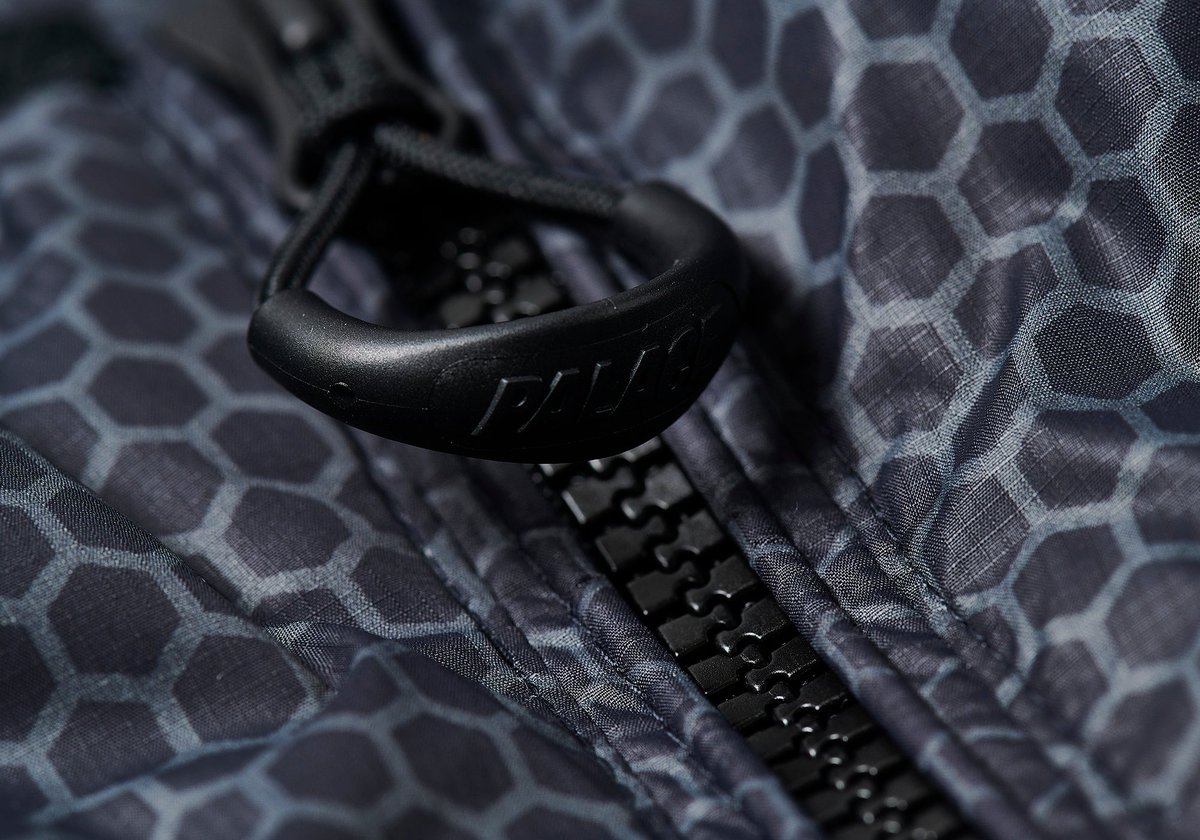 HEXAGON PERTEX QUILTED JACKET BLACK - Spring 2024 - Palace