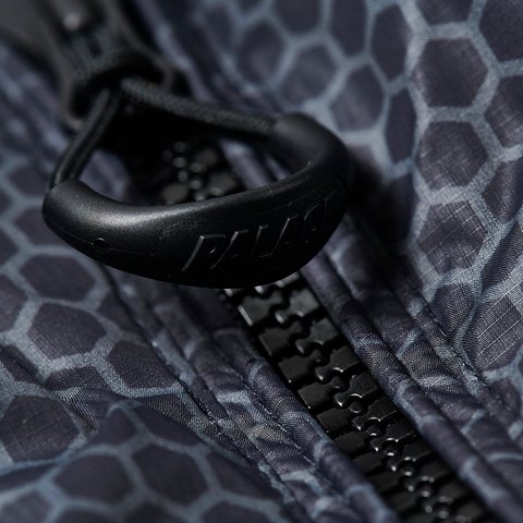 Palace HEXAGON PERTEX QUILTED JACKET BLACK - Colorway