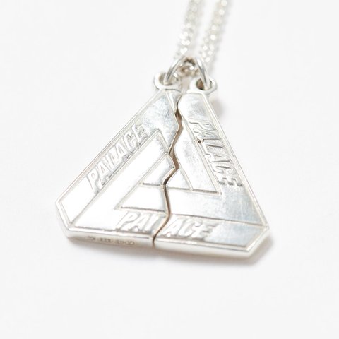 Palace FRIENDSHIP NECKLACE SILVER - Colorway