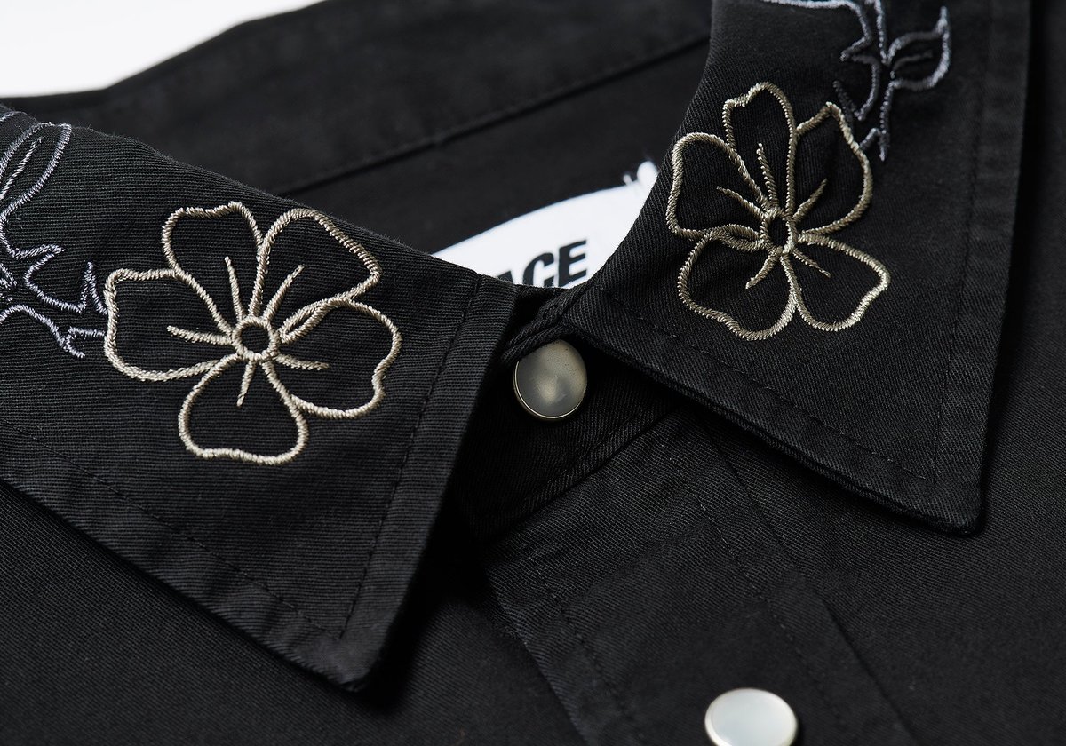 FLEXUS SHIRT BLACK - Spring 2024 - Palace
