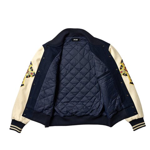 Palace PALACE SAINTS VARSITY JACKET NAVY - Colorway
