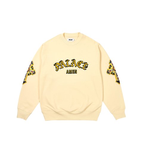 Palace SAINTS CREW SOFT WHITE