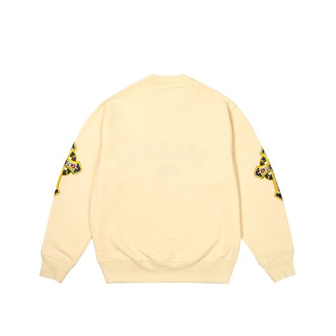 Palace SAINTS CREW SOFT WHITE - Colorway