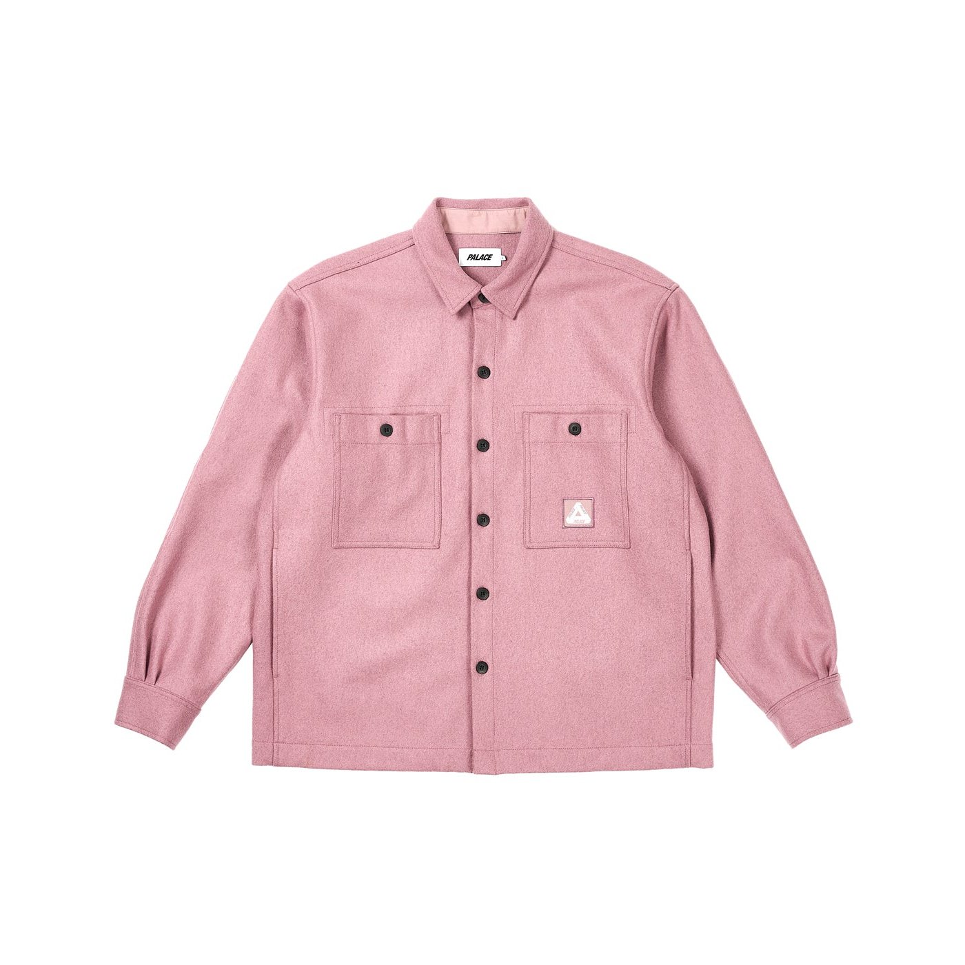 WOOL SHIRT JACKET DUSTY MAUVE