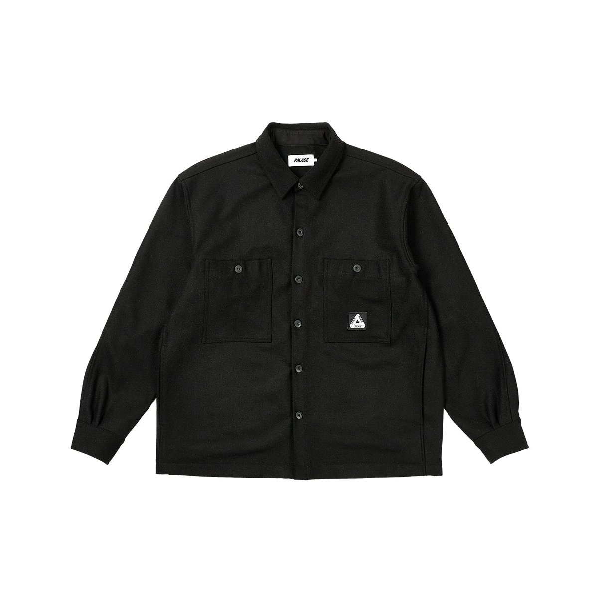 Palace WOOL SHIRT JACKET BLACK (Spring 2024) - $198.00