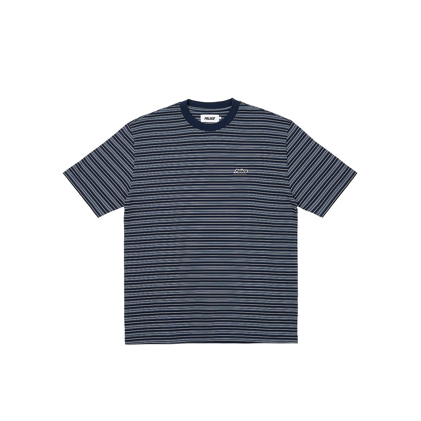 BOXY STRIPE T-SHIRT NAVY