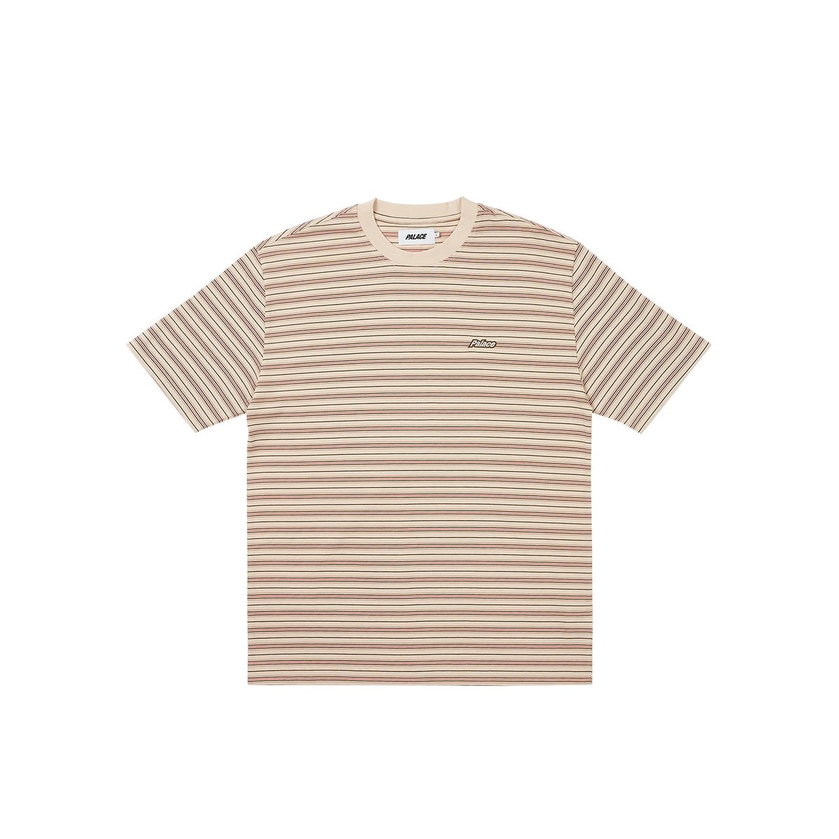 Palace BOXY STRIPE T-SHIRT BROWN (Spring 2024) - €78.00