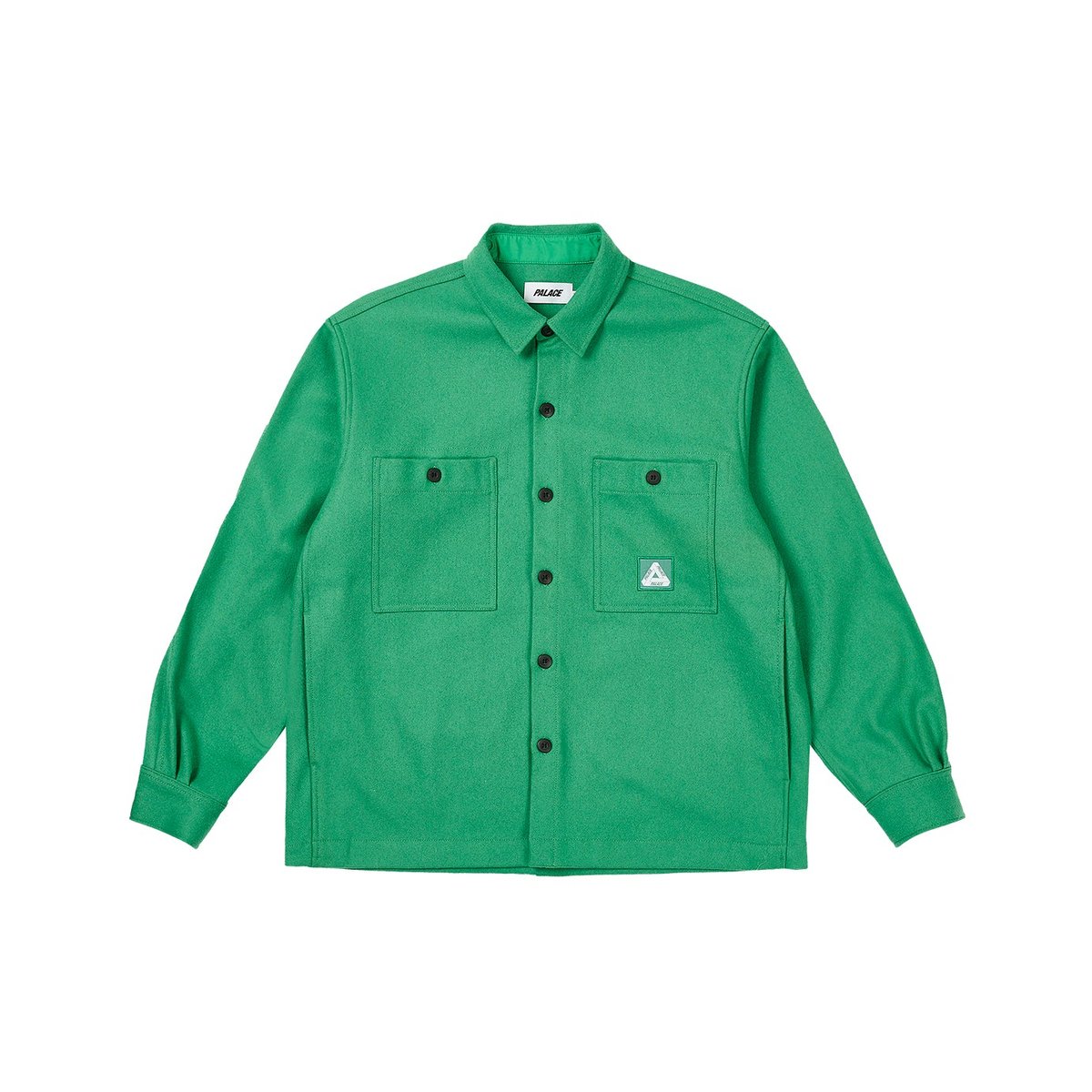Palace WOOL SHIRT JACKET SWEET PEA GREEN (Spring 2024) - $198.00