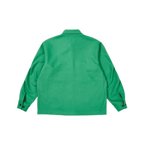 Palace WOOL SHIRT JACKET SWEET PEA GREEN - Colorway
