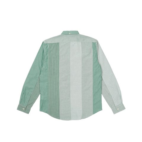 Palace PATCHWORK STRIPE SHIRT GREEN - Colorway