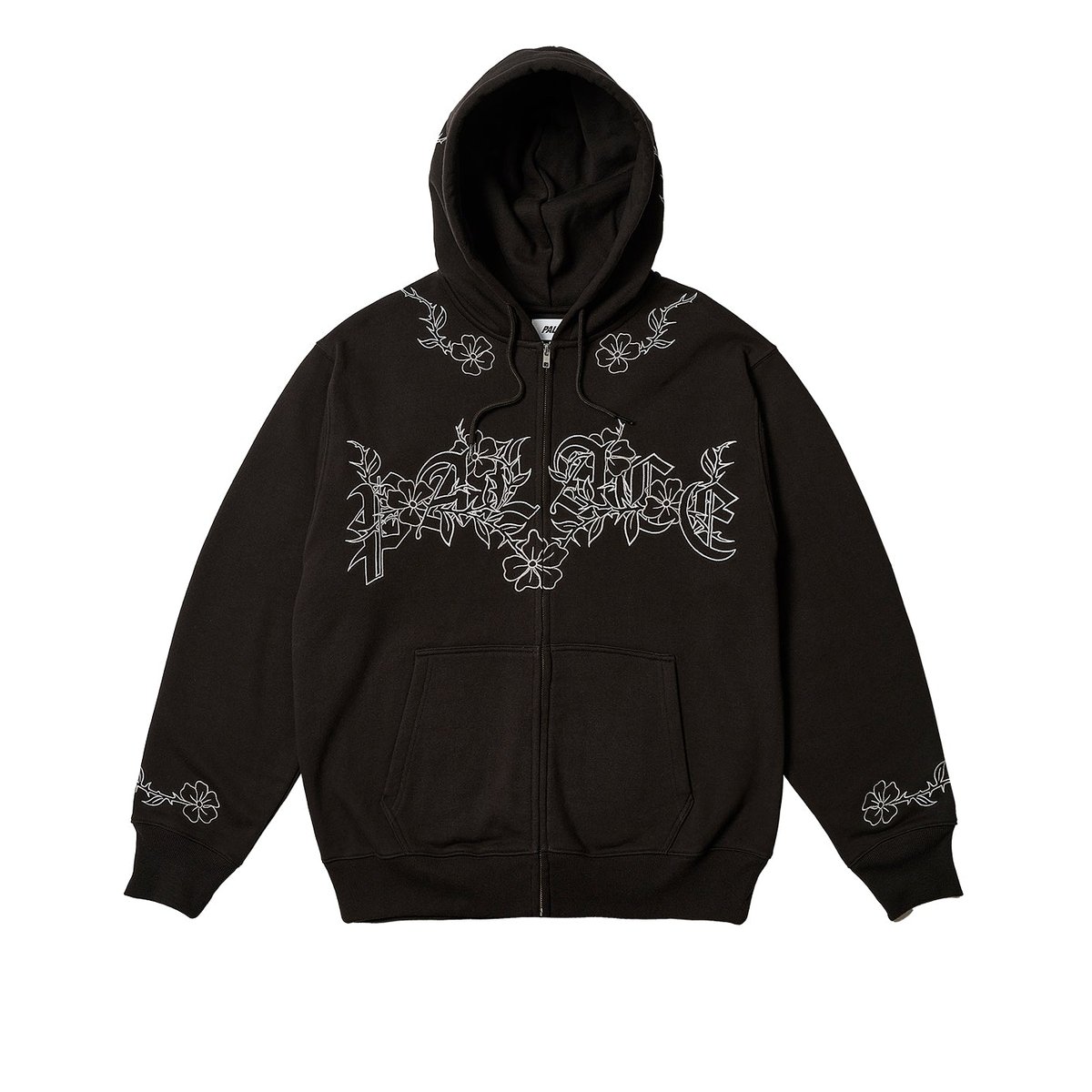 Palace FLEXUS ZIP HOOD BLACK (Spring 2024) - $178.00