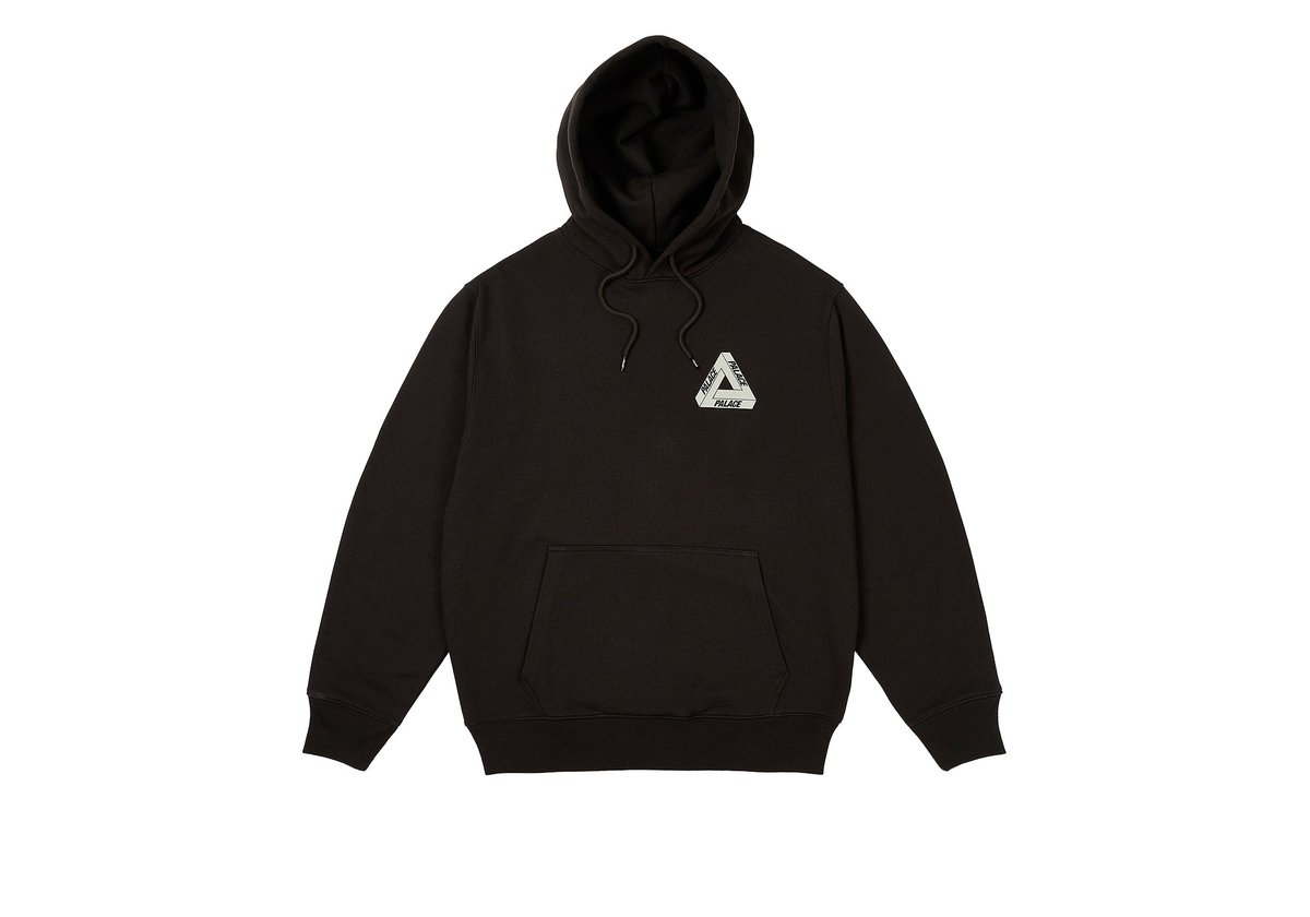 BIT GRIPPY TRI-FERG HOOD BLACK - Spring 2024 - Palace