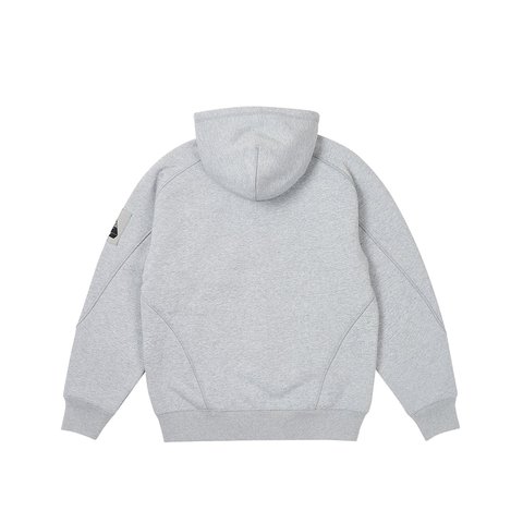 Palace BONDED SHERPA ZIP HOOD GREY MARL - Colorway