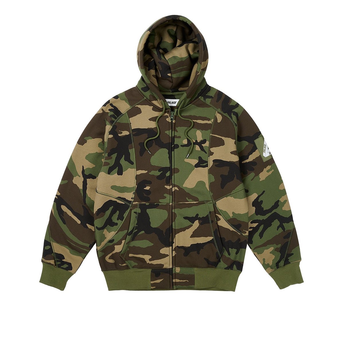 Palace BONDED SHERPA ZIP HOOD CAMO (Spring 2024) - $208.00
