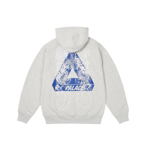 TRI-DRAGON HOOD GREY MARL