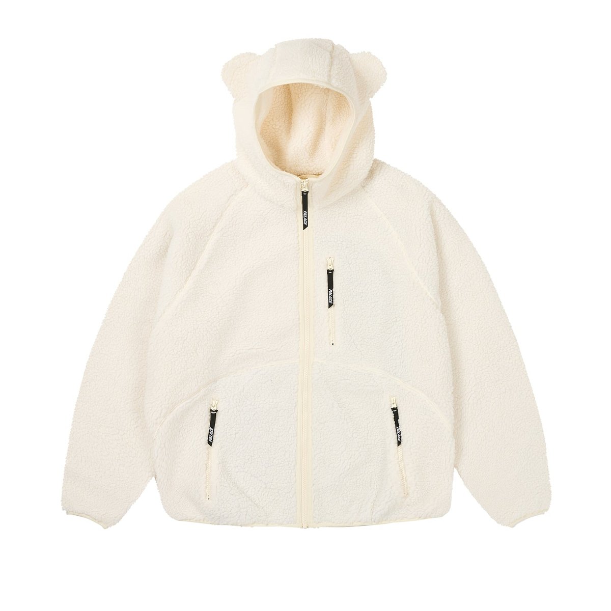 Palace TEDDY FLEECE JACKET SOFT WHITE (Spring 2024) - €248.00