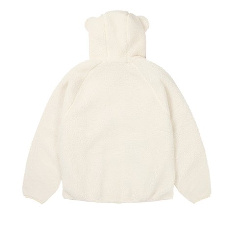Palace TEDDY FLEECE JACKET SOFT WHITE - Colorway