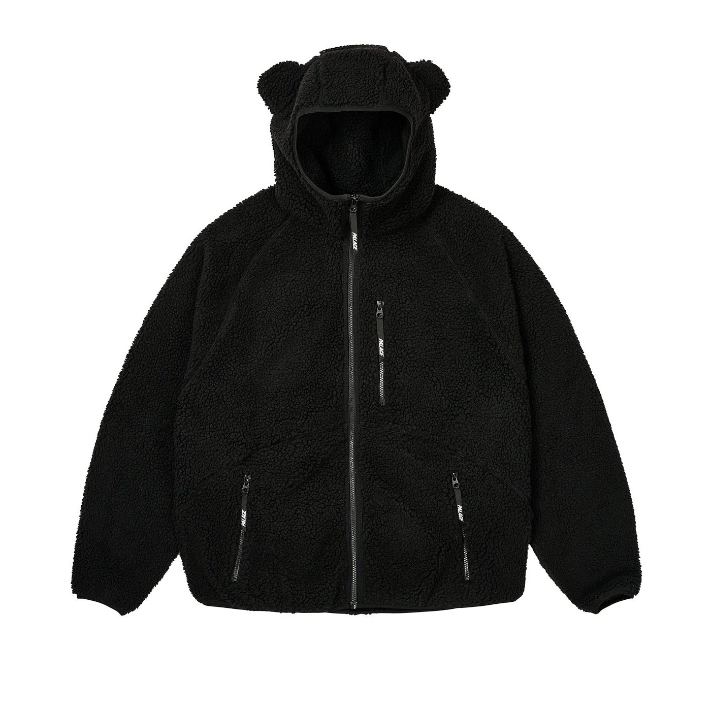 TEDDY FLEECE JACKET BLACK