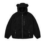 TEDDY FLEECE JACKET BLACK