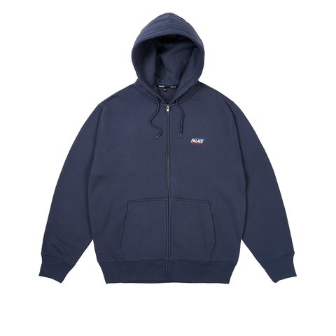 Palace BASICALLY A ZIP HOOD NAVY - $158.00