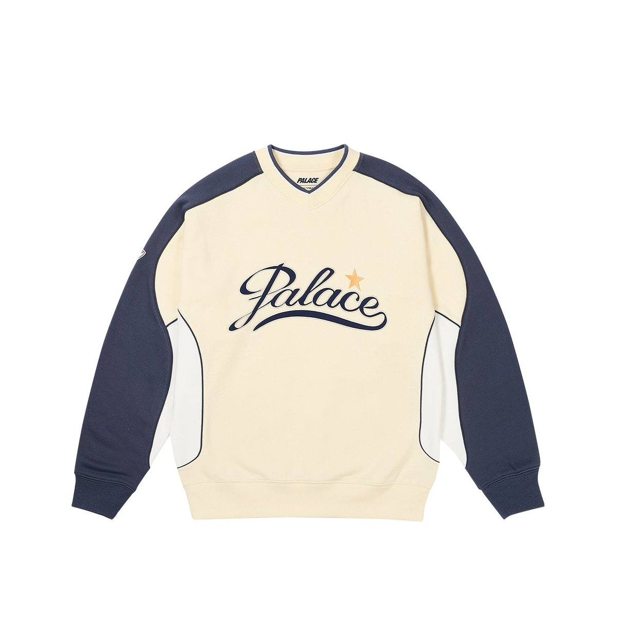 Palace STAR SCRIPT CREW SOFT WHITE (Spring 2024) - €148.00