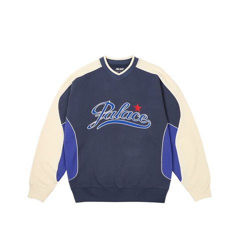 Palace STAR SCRIPT CREW NAVY - €148.00