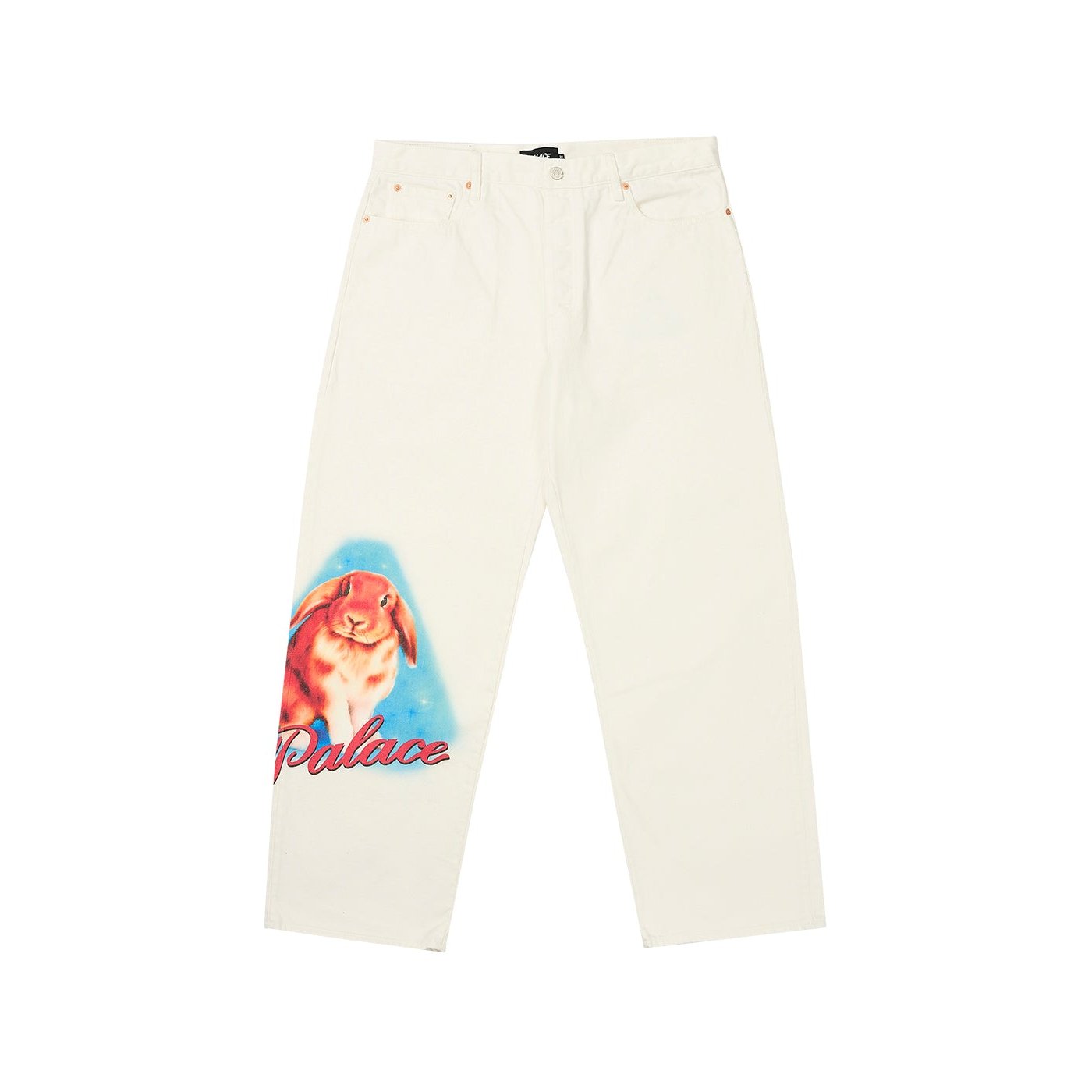 PHUMPER P90 BAGGY JEAN WHITE