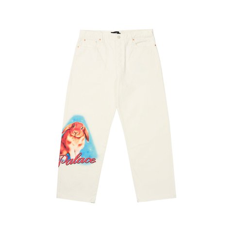 PHUMPER P90 BAGGY JEAN WHITE
