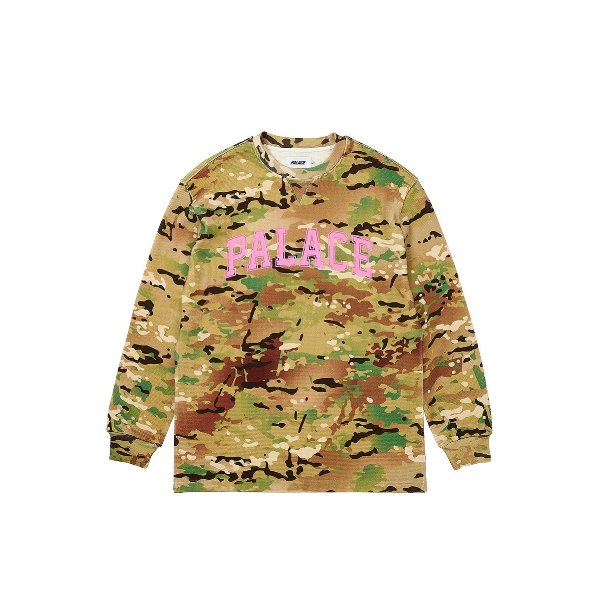Palace WAFFLE LONGSLEEVE CAMO (Spring 2024) - $88.00