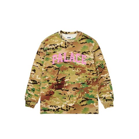 Palace WAFFLE LONGSLEEVE CAMO - $88.00