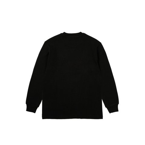 Palace WAFFLE LONGSLEEVE BLACK - Colorway