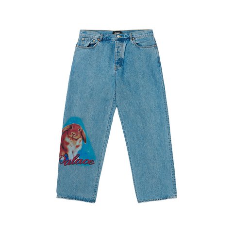 PHUMPER P90 BAGGY JEAN STONE WASH