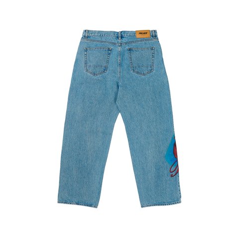 Palace PHUMPER P90 BAGGY JEAN STONE WASH - Colorway