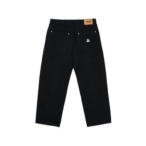 Palace HEAVY CANVAS WORK PANT BLACK - Colorway