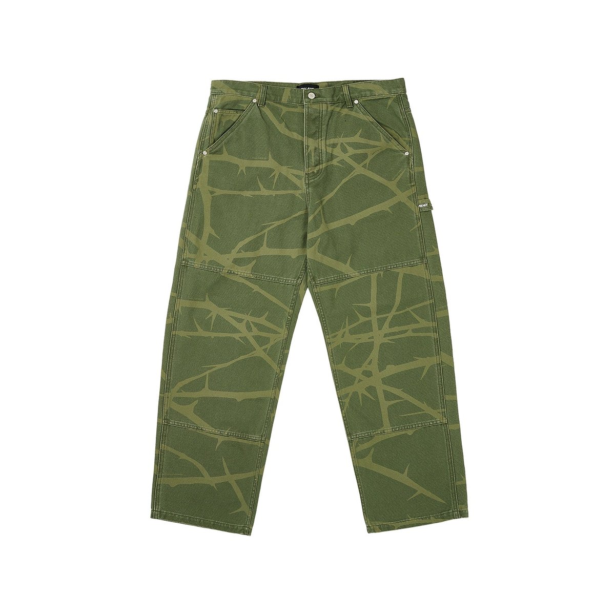 Palace HEAVY CANVAS WORK PANT THE DEEP GREEN (Spring 2024) - $188.00