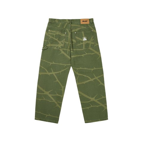 Palace HEAVY CANVAS WORK PANT THE DEEP GREEN - Colorway