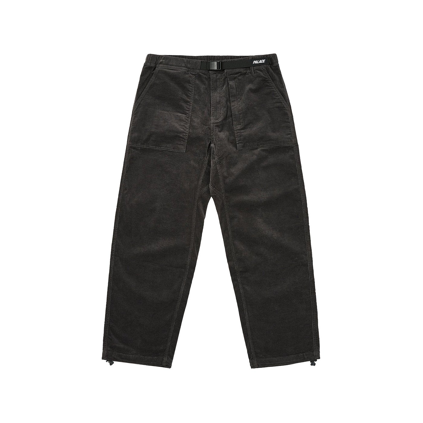 CORDUROY BELTER TROUSER WASHED BLACK