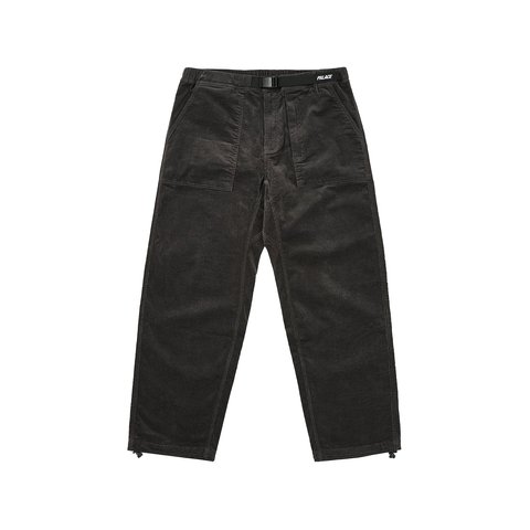 Palace CORDUROY BELTER TROUSER WASHED BLACK - €158.00