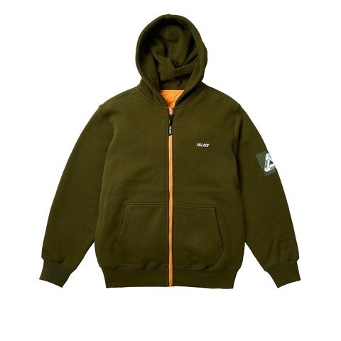 Palace REVERSIBLE VEST HOOD THE DEEP GREEN - Colorway