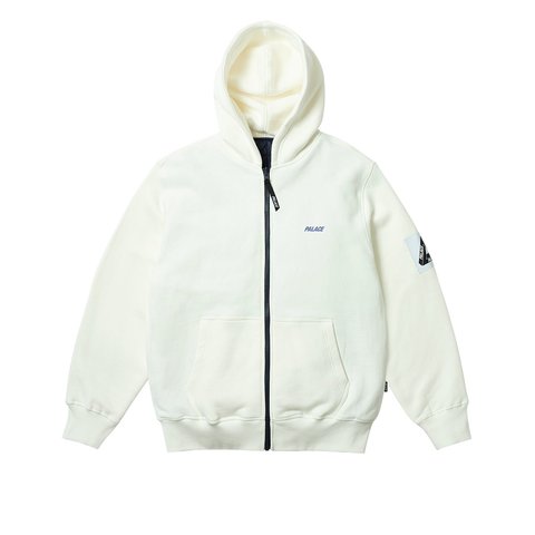 Palace REVERSIBLE VEST HOOD SOFT WHITE - Colorway
