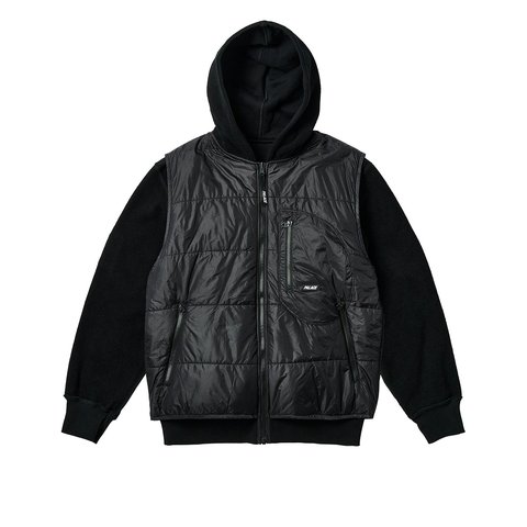 Palace REVERSIBLE VEST HOOD BLACK - €238.00