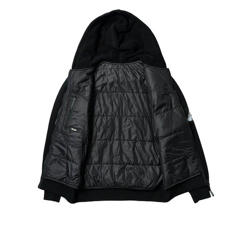 Palace REVERSIBLE VEST HOOD BLACK - Colorway