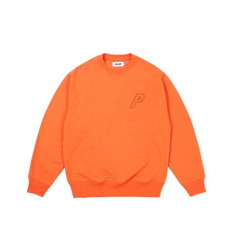 Palace OUTLINE P-3 CREW ROUGE - Colorway