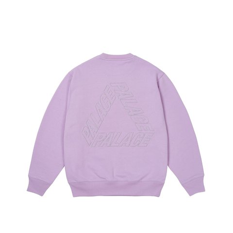Palace OUTLINE P-3 CREW BLOOM PURPLE - $148.00