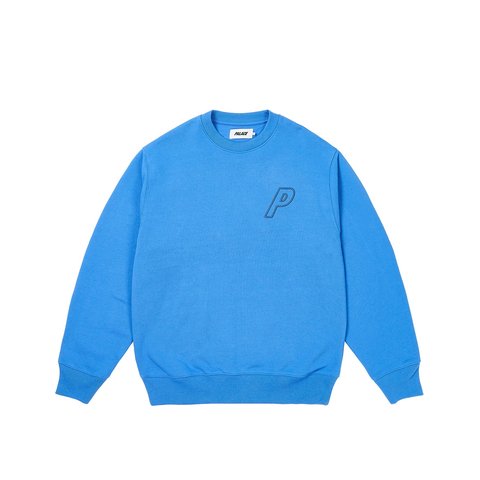Palace OUTLINE P-3 CREW PALATIAL BLUE - Colorway