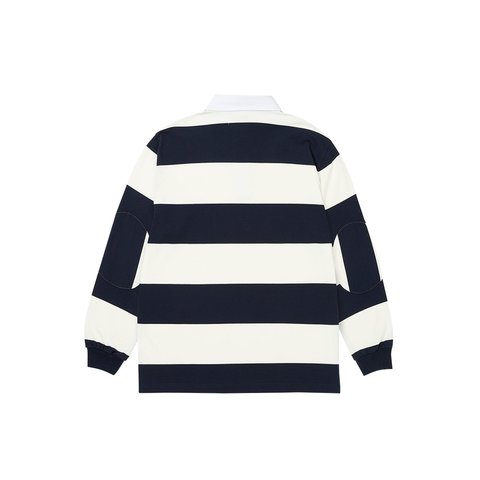 Palace ELBOW STRIPE RUGBY WHITE / NAVY - Colorway